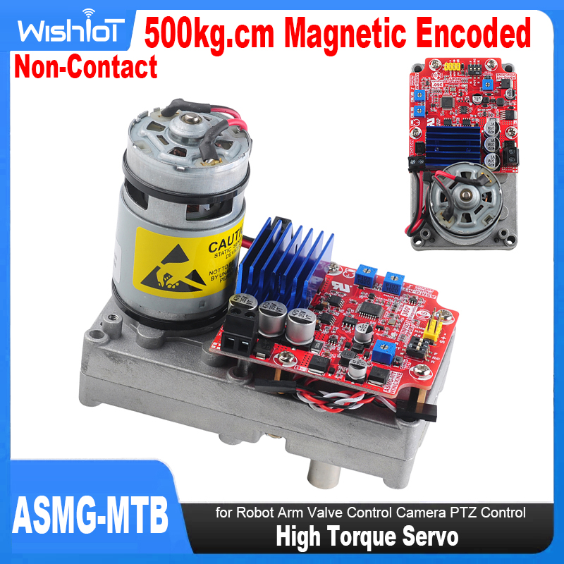 Robot Arm Motor - ASMG-MTB 500kg.cm Servo Non-Contact Magnetic Encoded