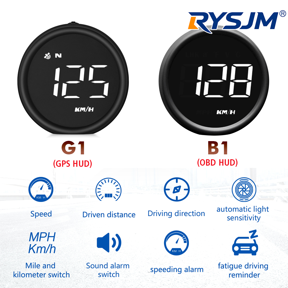 G1 GPS HUD & B1 OBD2 On-board  - Anemometer Wind Speed incelemesi ve fiyatı