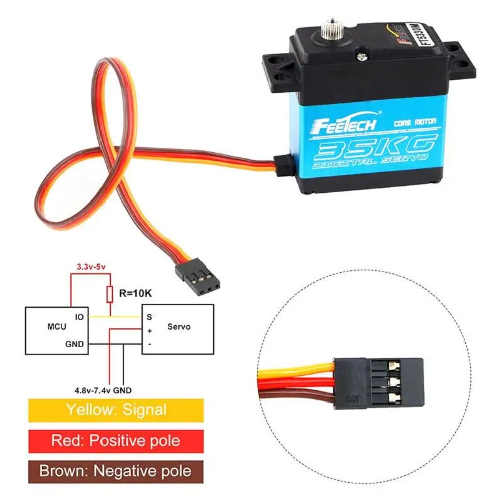 FEETECH FT5330M 35KG Digital S - Robot Arm Motor incelemesi ve fiyatı