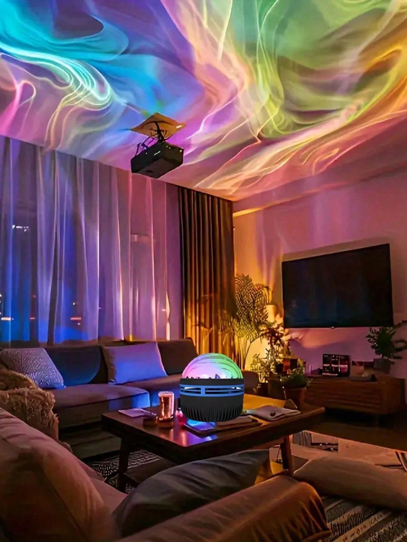 1pc LED Northern Lights Aurora - Planetarium Projector Home incelemesi ve fiyatı