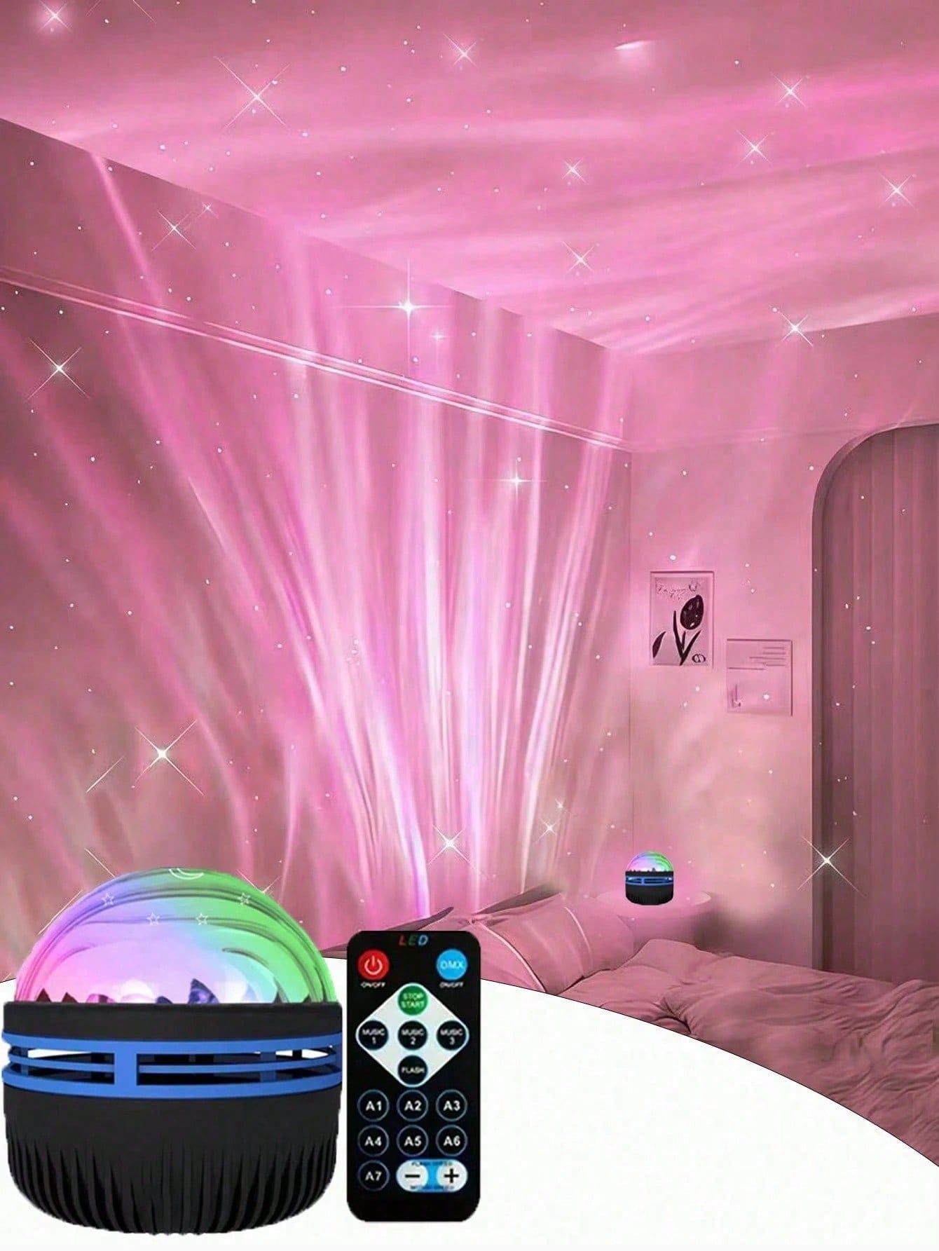 1pc LED Northern Lights Aurora - Planetarium Projector Home incelemesi ve fiyatı