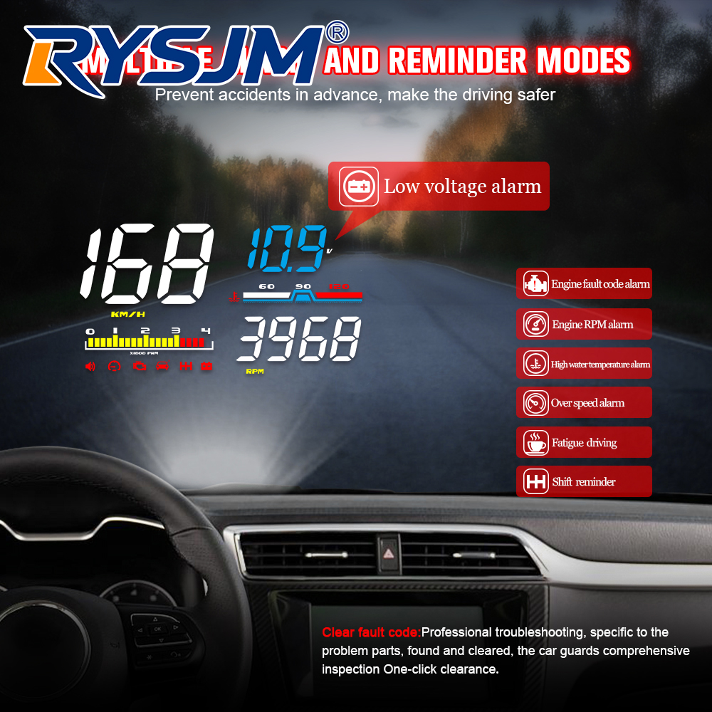 D5000 Digital OBD2 Car Windshi - Anemometer Wind Speed incelemesi ve fiyatı