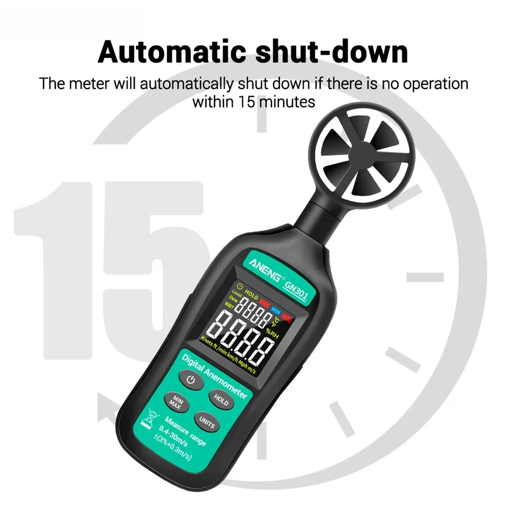For ANENG GN301 Digital Anemom - Anemometer Wind Speed incelemesi ve fiyatı
