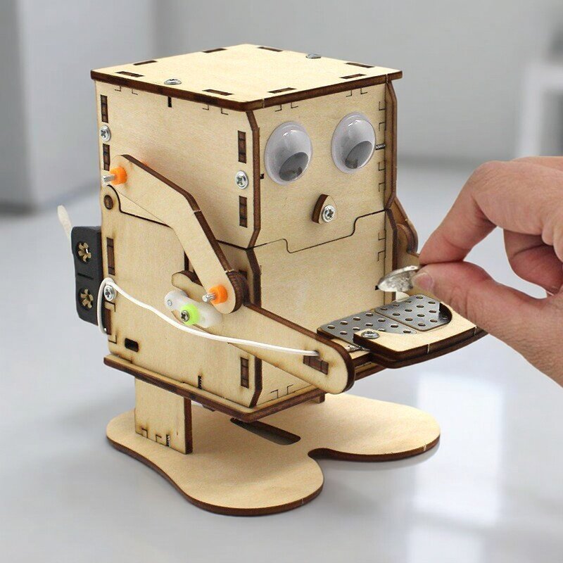 Wooden Assemble DIY Robot Eati - Science Robotics incelemesi ve fiyatı
