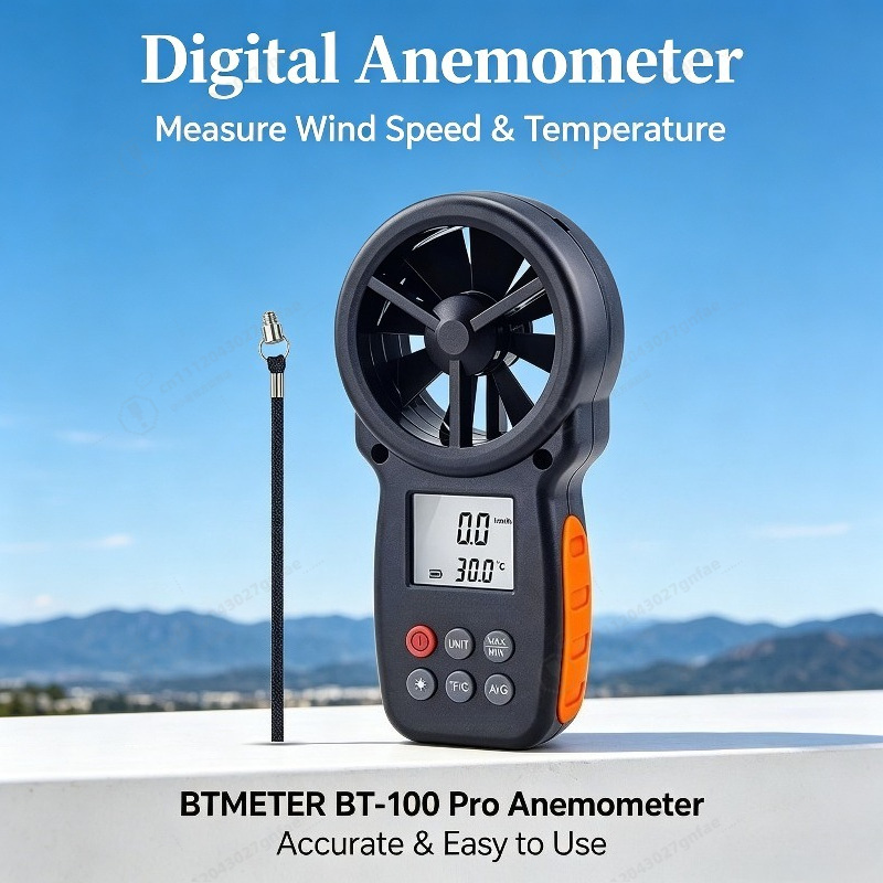 BT-100 Digital Anemometer Hand - Anemometer Wind Speed incelemesi ve fiyatı