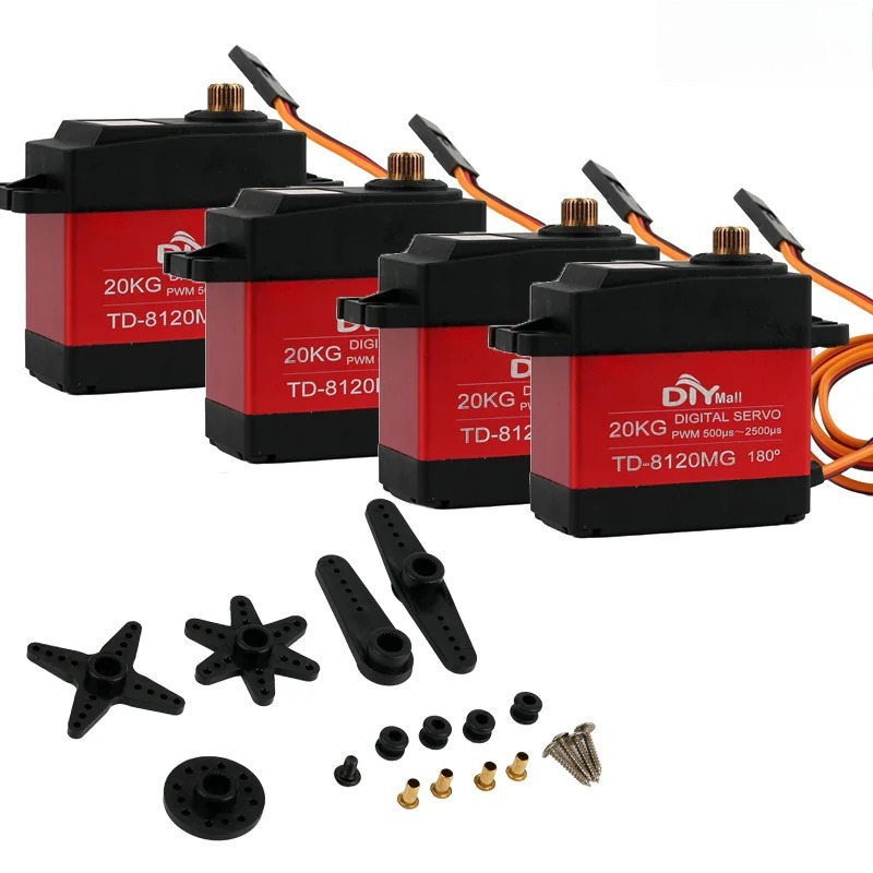 20KG TD-8120MG Large Torque St - Robot Arm Motor incelemesi ve fiyatı