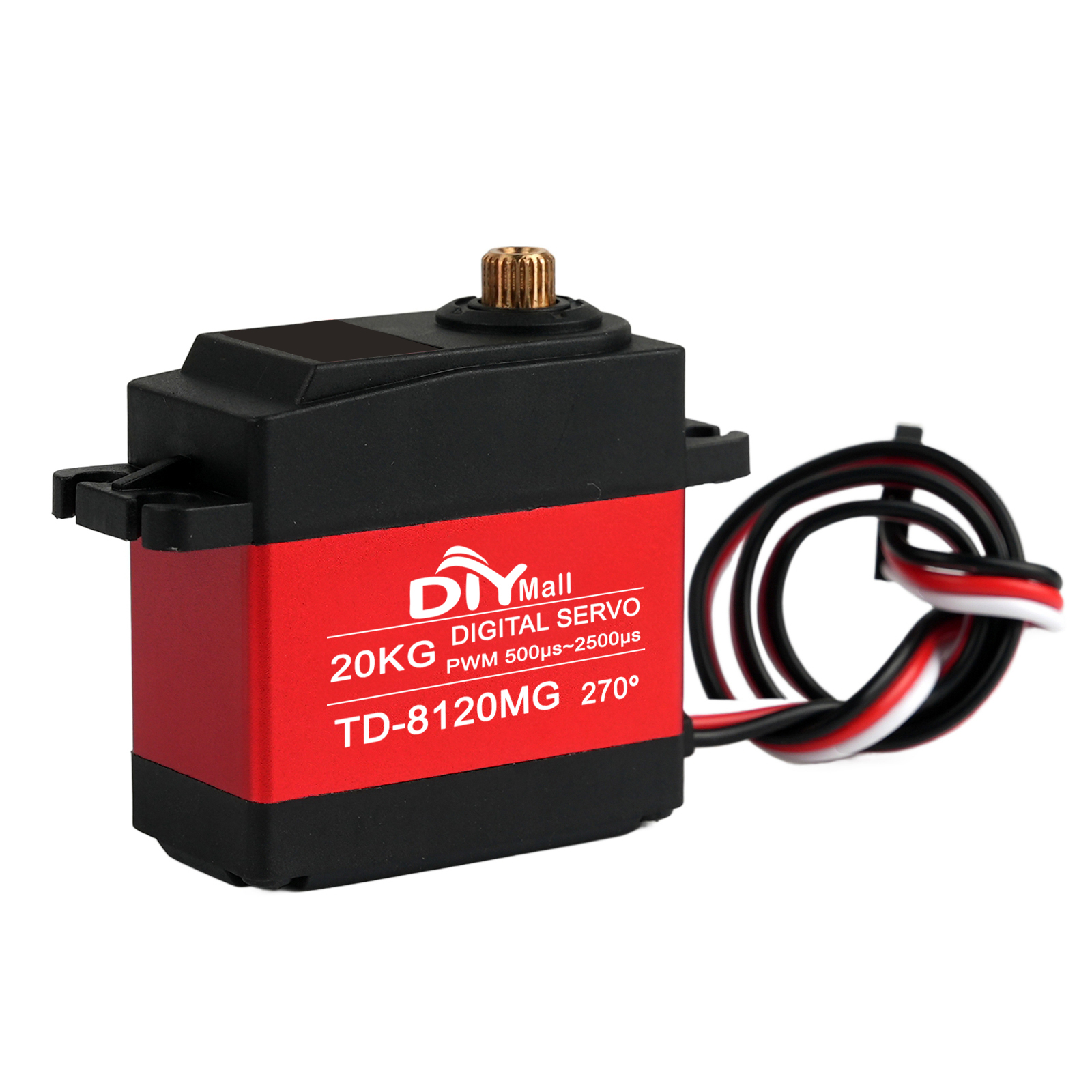 20KG TD-8120MG Large Torque St - Robot Arm Motor incelemesi ve fiyatı