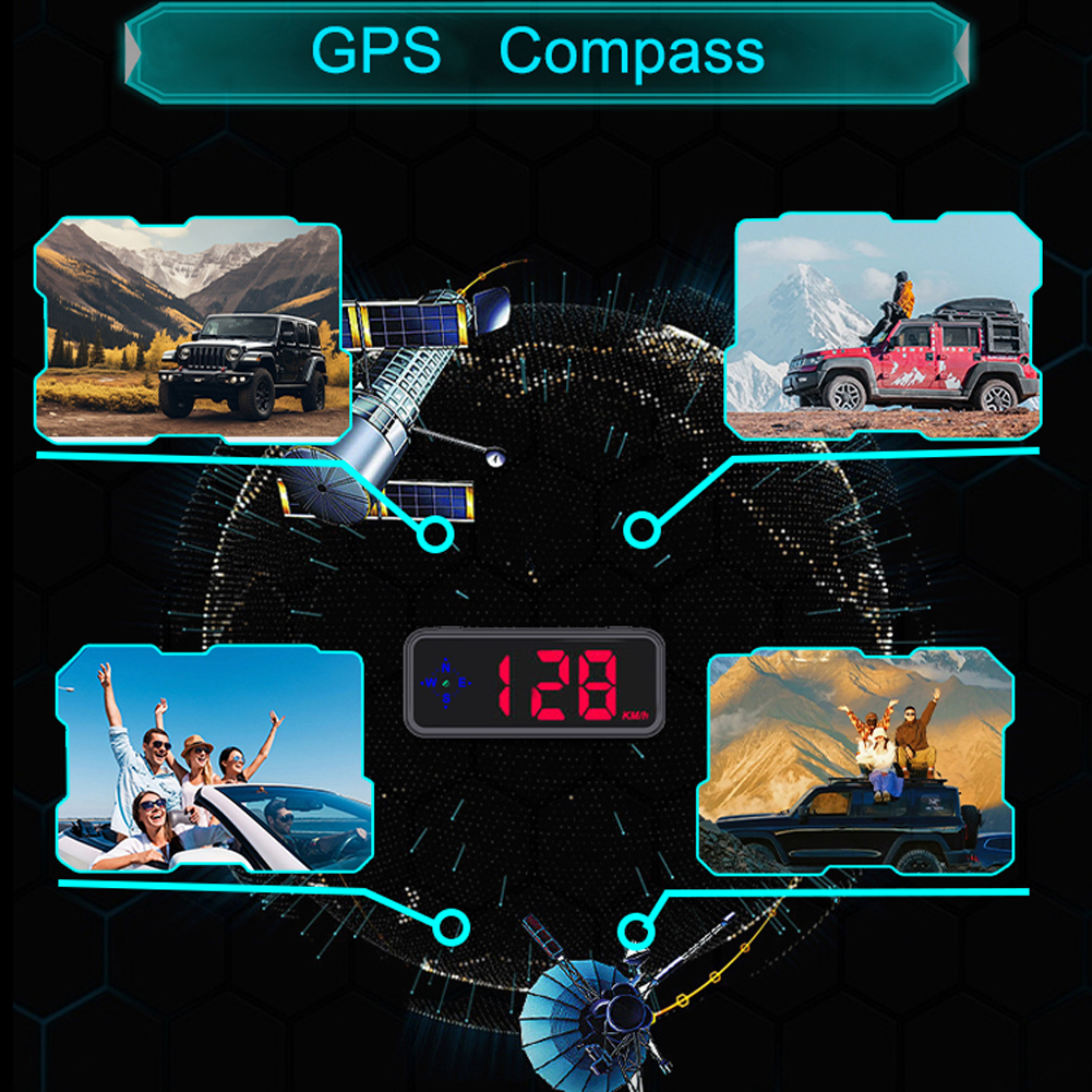 GPS Digital Speedometer Car He - Anemometer Wind Speed incelemesi ve fiyatı