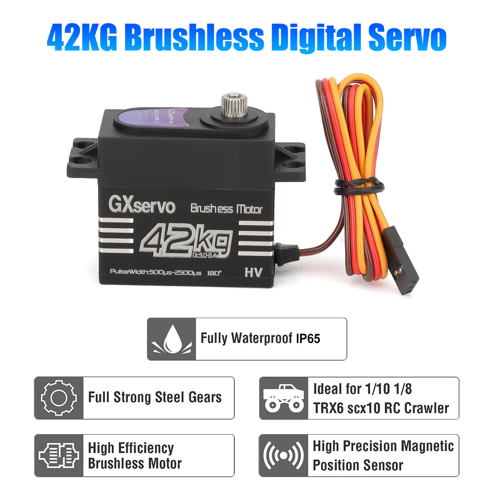 Brushless Motor 180° Metal Gea - Robot Arm Motor incelemesi ve fiyatı