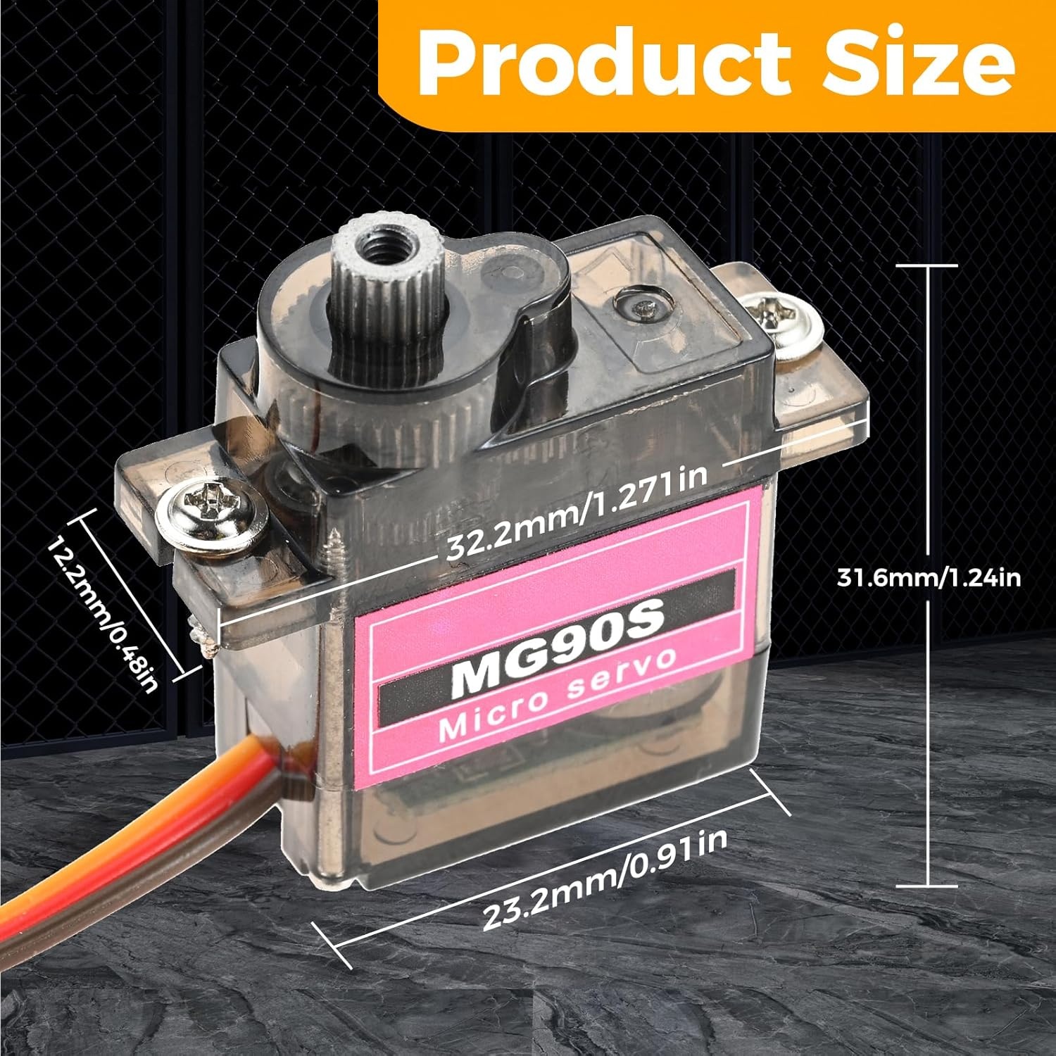 4pcs Micro Servo Metal Gear 90 - Robot Arm Motor incelemesi ve fiyatı